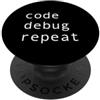 Coder Computer Scientist Software Engine Idea programmatore PopSockets PopGrip Adesivo