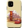 Disney Pixar Disney & Pixar Alfabeto Monogramma Lettera L Saetta McQueen Custodia per iPhone 11