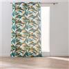 Douceur d'Intérieur, Swan - Tenda con occhielli, 140 x 280 cm, colore: blu, con stampa