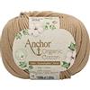 Anchor Cotone organico, 50 g, spessore: 4, presentazione: 125 m pebble stone filati per uncinetto