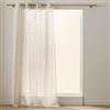 Douceur d'Intérieur, Tetris - Tenda con anelli (140 x 240 cm) in voile con fili metallizzati