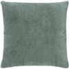 Douceur d'Intérieur, Cuscino decorativo sfoderabile, 45 x 45 cm, Leo | Salvia, velluto ciniglia, soffice, chiusura a zip, facile da installare, decorazione per la casa, divano, soggiorno