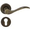 Domino Venus-R M75 - Set maniglia per porta in bronzo anticato, per ufficio