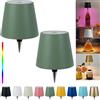 TiGilt Pridola - Paralume senza fili per bottiglia - LED ricaricabile a 3 colori, dimmerabile continuamente - Kit lampada da tavolo per esterni - Lampada da bar - Lampada per bottiglia di vino (2 pezzi