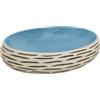 vidaXL Lavabo da Appoggio Multicolore Ovale 59x40x15 cm Ceramica