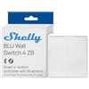 Shelly BLU Wall Switch 4 ZB Standalone - Interruttore, Zigbee e Bluetooth | Gateway Richiesto, Controllo Scene Multi-Click, fino a 16 Azioni, Crittografia Avanzata, Controllo App e Piattaforma