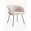 Eichholtz Sedia imbottita con braccioli Campus - Nero, Beige