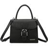 QUEEN HELENA Borsa a Mano Piccola Borsetta Rigida con Tracolla Rimovibile Elegante Donna M2005