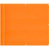 SYDE Paravento da balcone arancione, 90 x 700 cm, poliestere Oxford | Impermeabile, occhielli in alluminio, corda inclusa, per terrazza, giardino o piscina