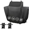 Denmay Copertura per barbecue Napoleon Rogue serie 425, Napoleon Freestyle 425, resistente alle intemperie, accessorio per barbecue 600D, copertura con lacci antivento, colore nero
