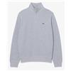 Lacoste Sweatshirt Gris Chine' Maglioncino 1/2 Zip Grigio Uomo