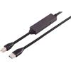 S-CONN maximum connectivity Cavo adattatore attivo USB-A a USB-B, versione 2.0, lunghezza 10 metri
