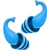 Etyldya Tappi Orecchie Silicone Riduzione Rumore Anallergici Impermeabili Lavabili Riutilizzabili Adatti a Nuoto Sonno Studio Viaggio Lavoro, Blu