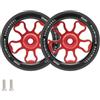 Caswynlife per brompton Supporto per borsa anteriore con staffa di | Alzata in alluminio per bici pieghevole, adattatore a 3 fori per manubrio