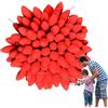 Generic Galleggiante Bobber Stopper 100X Bobber Beads Stopper colorato Space Beans | Galleggiante da pesca ovale a sette stelle, fagioli spaziali colorati per pesca galleggianti, perline colorate