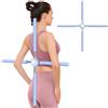 Kayuneed Barra da yoga rimovibile per correzione della postura con nucleo in acciaio inox e schiuma