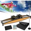 ZengHeBloom Ski-Trainingsgerät, Skitrainer-Simulator, 3D-Crosstrainer, Für Taillen-, Bauch- Und Beintraining, Trainiert Beine, Rumpf Und Core-Muskulatur, Simuliert Abfahrtslauf, Für Indoor, Fitnessstudio