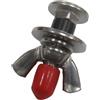 Caswynlife Sommergibile argento 30mm per piastra posteriore sommergibile argento 30mm | Finitura argentata, lunghezza 30 mm, adatta per ali a ciambella, montaggio piastra posteriore, ambienti di acqua salata
