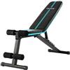 Cecotec Panca Regolabile per Pesi Pieghevole e Imbottita Drumfit Setup 7000. Palestra a Casa, Regolabile su 7 Livelli, Reclinabile Fino s 180°, Cuscinetti Antiscivolo, Panca per Allenamento Completo