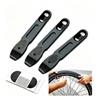 GLOUVDEYZ Set di attrezzi per leva di montaggio per bicicletta, cambio pneumatici | 3 attrezzi per la rimozione degli pneumatici per mountain bike, bici da corsa, pneumatici in carbonio, colore nero