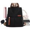 Generico Zaino Per Laptop Da Donna Zaino Antifurto In Nylon Leggero E Impermeabile | Zaino Scolastico Minimalista Per Ragazze Adolescenti E Studenti Universitari, Adatto Per Laptop Da 15,6 Pollici E Cartelle A4