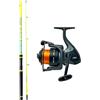 kolpo Kit Pesca Traina Canna Kolpo 1,80 mt Mulinello Rotante manovella destra e Filo precaricato