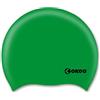 Okeo Cuffia Piscina Donna e Uomo in Silicone - Cuffia Nuoto Tinta Unita Verde, Elastica e Impermeabile