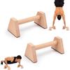 Vexnaro 2 Parallele Calisthenics in Legno, Push Up Bar Antiscivolo per Handstand e Corpo Libero, Barre Fitness Ergonomiche per Allenamento Indoor, Street Workout, Home Gym e Ginnastica