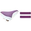 CicloSportMarket Sella con Molle Viola + Coppia MANOPOLE Viola City Bike - Olanda - Graziella Vintage - Tutti I Colori