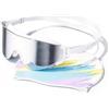 LBAWJWAIL Occhialini Da Nuoto Per Adulti Ad Ampio Campo Visivo | Antiappannamento E Impermeabili, Lente Specchiata PC, Morbida Guarnizione Silicone Liquido