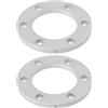 LT Easiyl 2 Pezzi 6 Fori Guarnizione Freno Distanziale 55x44x2,5 Mm Per Bicicletta Elettrica Argento