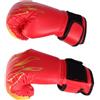 NAMOARLY Guanti da Boxe da Allenamento per Adulti, Rossi, in EVA e PU | Forma Anatomica Curva, Chiusura a Strappo Regolabile, Supporto al Polso, Uso su Sacco Pesante