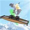 ZengHeBloom Ski Machine Per La Casa, Simulatori Di Sci Con Bastoncini Da Sci, Di 150 Kg Riduce La Perdita Di Forma Fisica Macchina Cardio, Set Attrezzi L'allenamento Forza Ed Equilibrio, Vita, Addome E Gambe