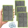 WORLD-CARE Set di 4 blocchi refrigeranti Slim per portapranzo, flessibili | Attivazione tramite ammollo, flessibile, mantiene il cibo fresco, per il pranzo, il lavoro, i viaggi e il campeggio