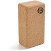 Yoga Studio Il comodo blocco da yoga in sughero (22,5 cm x 12 cm x 7,5 cm) antibatterico per yoga con bordi arrotondati.