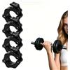 JXAurix Manubri con chiusura rapida, 4 pezzi collari per bilanciere da 25mm clip sgancio veloce blocco per allenamento sollevamento pesi palestra