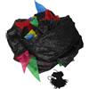 Sosoport Copertura Parasole per Trampolino Rotondo, Polietilene Nero, Esterno | Riduzione Dell'abbagliamento, Uso Continuativo, per Materassino e Trampolini Rotondi, Cortile