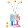 zwxqe Dispositivo di allenamento da ping pong portatile interattivo singolo | Set di palline da ping pong, racchetta e racchetta per bambini, principianti, adolescenti e giocatori di tutte le età
