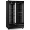 Frigo vetrina Bibite Lt. 879 - 2 porte vetro a battente - Refrigerazione ventilata - 0/+10 °C - Dim.cm. 113x72xH202,3.