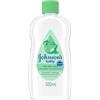 Johnson's Baby Olio Neonato Aloe Vera, Idratante e Delicato, 300 ml | Mantiene l'idratazione, Per la pelle delicata dei neonati, Con Aloe Vera che allevia la secchezza, Dermatologicamente testato
