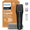 Philips Hair Clipper Serie 5000 - Regolacapelli uomo donna, lame autoaffilanti in acciaio, 10 impostazioni di lunghezza, incrementi di 3 mm, pettine Trim-n-Flow, autonomia fino a 75 min., HC5721/15