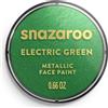 Snazaroo - Pittura Per Viso e Corpo, Trucchi da Viso per Travestimenti, per Bambini e Adulti, 18 ML, Colore Verde Elettrico
