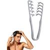 AITODOS TA AiTodos® Pettine Denti Larghi Da Uomo, Materiale ABS, 18.5x8cm, Grigio | Design Ergonomico, Portatile, Ideali Per Creare Texture Voluminose E Ricci, Adatti A Tutti I Tipi Di Capelli