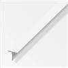 Alfer aluminium Profilo a t quadrato 15.5 pvc bianco - 1 metro.