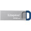 Kingston DataTraveler 512GB Kyson 220 MB/s Metallo USB 3.2 Gen 1, 512 GB, USB T