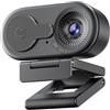 EMEET C100 2K Webcam PC con Protezione Privacy & Microfono - Telecamera USB | Telecamera PC per Smart Working, Riunioni, Didattica Online & Streaming. Webcam USB Esterna per PC Desktop & Monitor Laptop