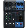 Yamaha MG06 mixer audio 6 canali Nero