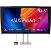 ASUS ProArt OLED PA32UCDMR-K Monitor PC 80 cm (31.5") 3840 x 2160 Pixel 4K Ultra HD QD-OLED Nero, Argento [90LM03HE-B01K71]