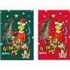 CORIEX - Plaid Grinch Merry Grinchmas in Pile 100x140 cm - Licenza Ufficiale The Grinch Dr. Seuss
