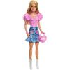 TOYS ONE Mattel HYT84 Barbie Grande Amica, Bambola bionda alta 71 cm